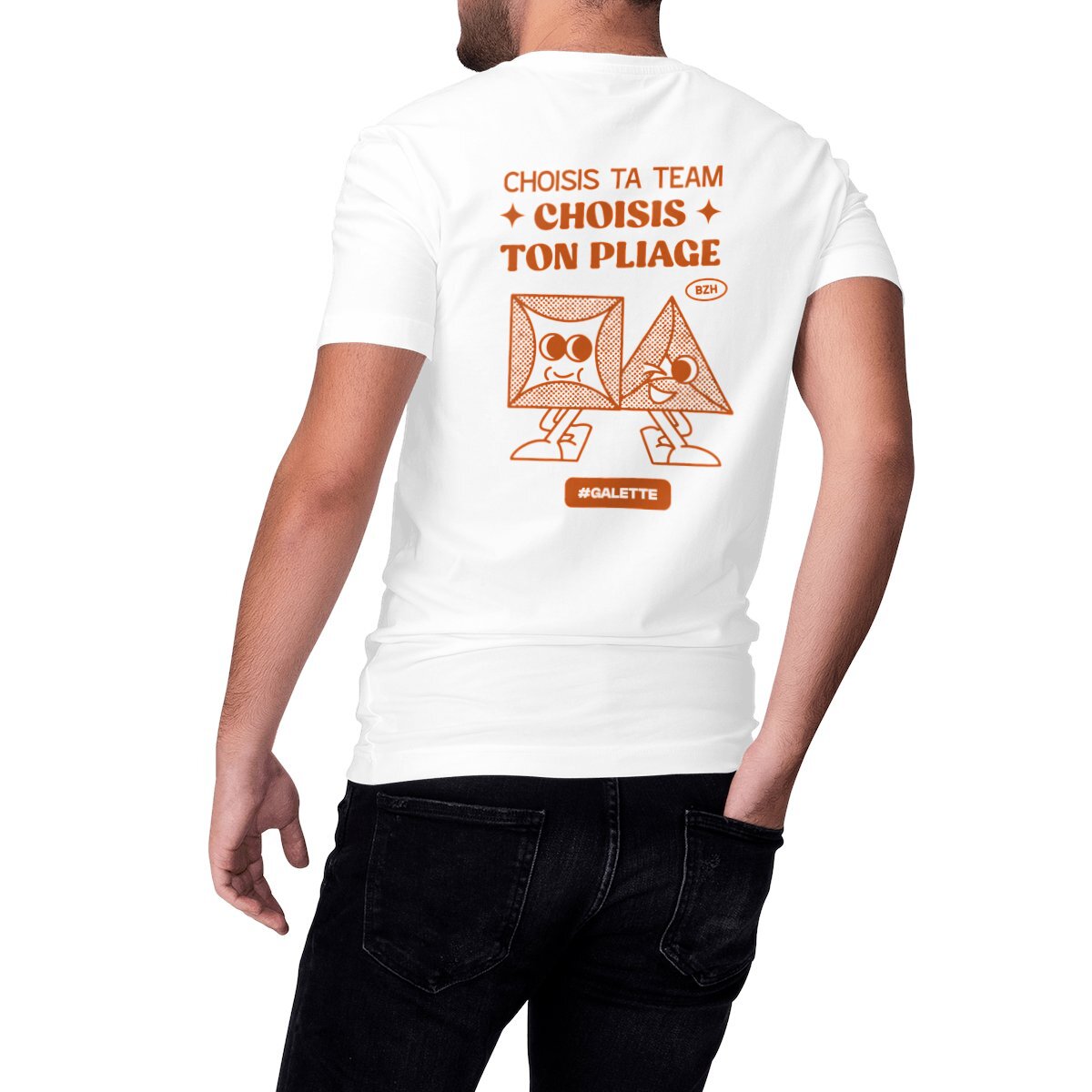 Image front T-shirt Pliage Galette