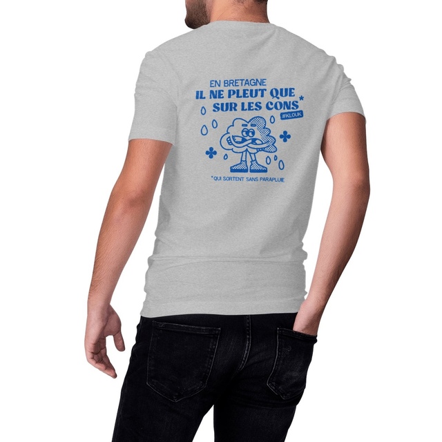Image front T-shirt Météo Bretonne