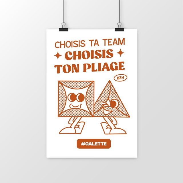 Image front Affiche Pliage Galette
