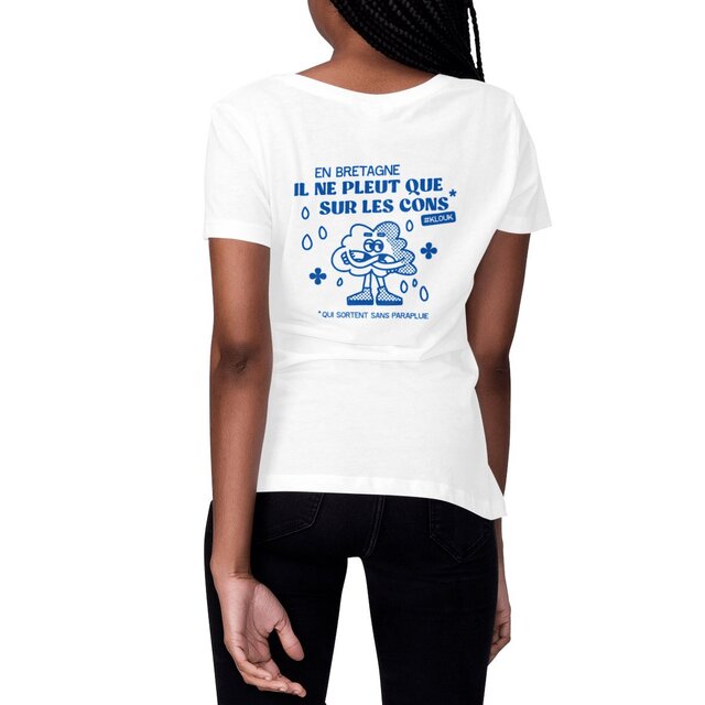 Image front T-shirt femme Météo Bretonne