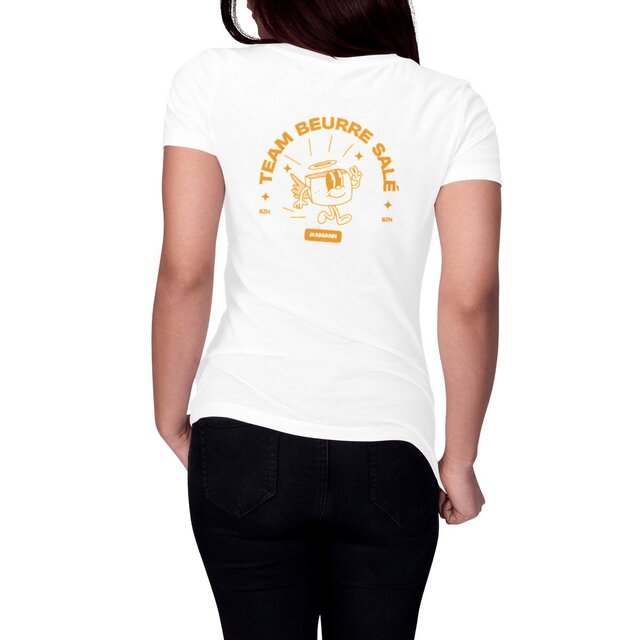 Image front T-shirt femme Team Beurre Salé