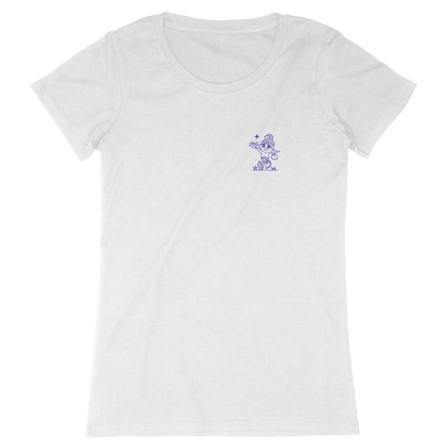 Image back T-shirt femme Happy Korrigan