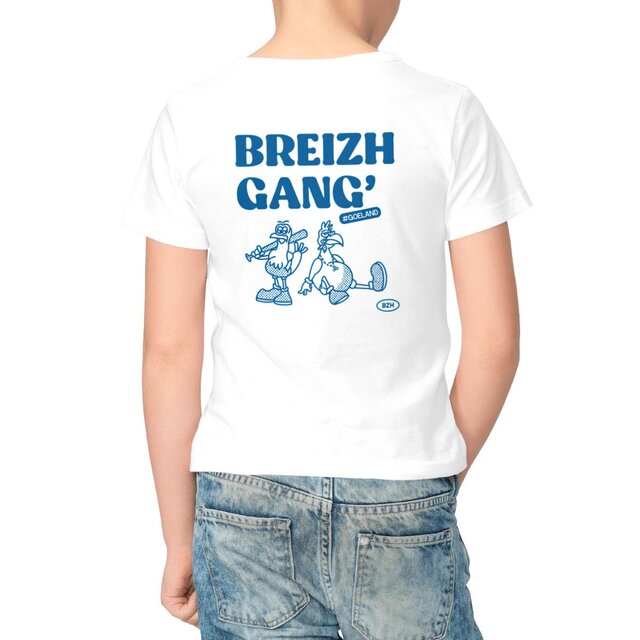 Image front T-shirt enfant Breizh Gang