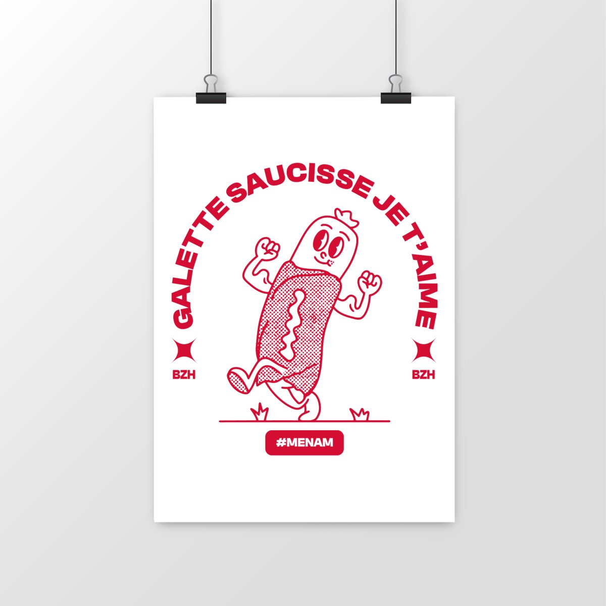 Image front Affiche Galette Saucisse