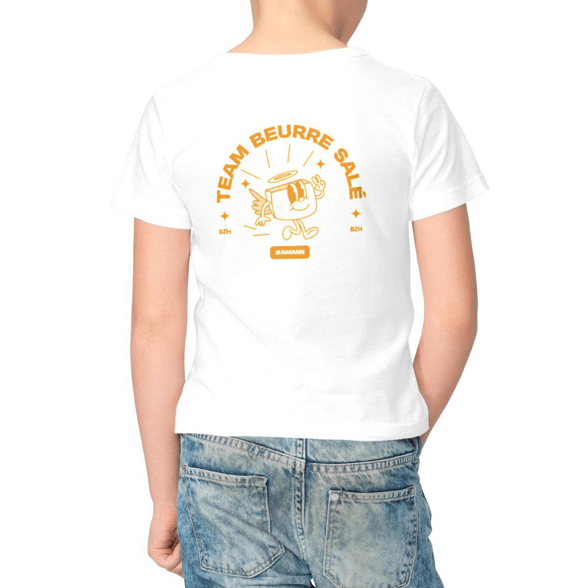 Image front T-shirt enfant Team Beurre Salé