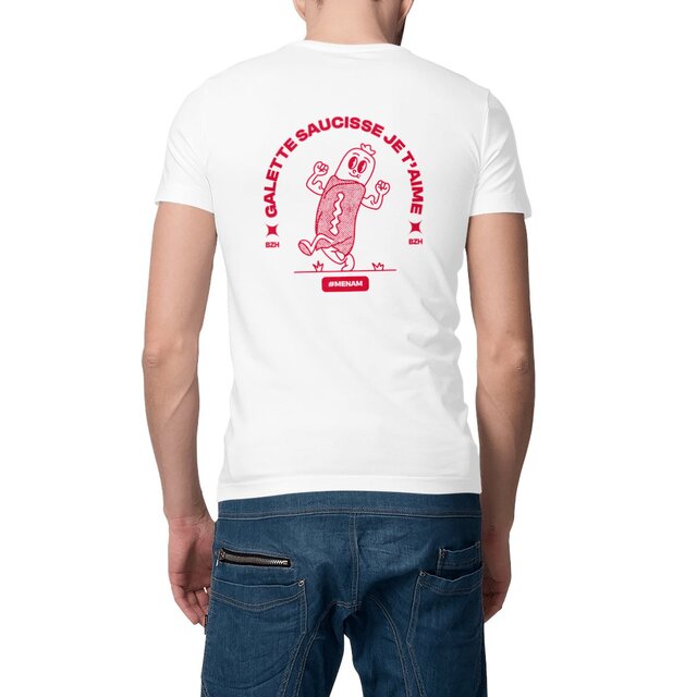 Image front T-shirt Galette Saucisse
