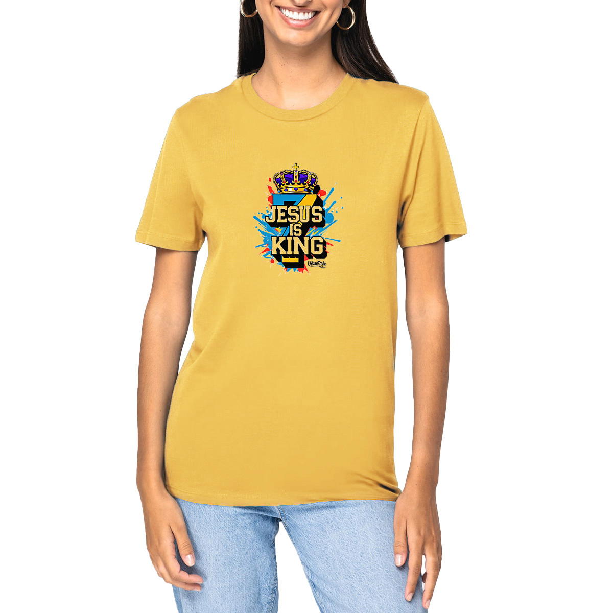 T-shirt Unisexe JESUS IS KING
