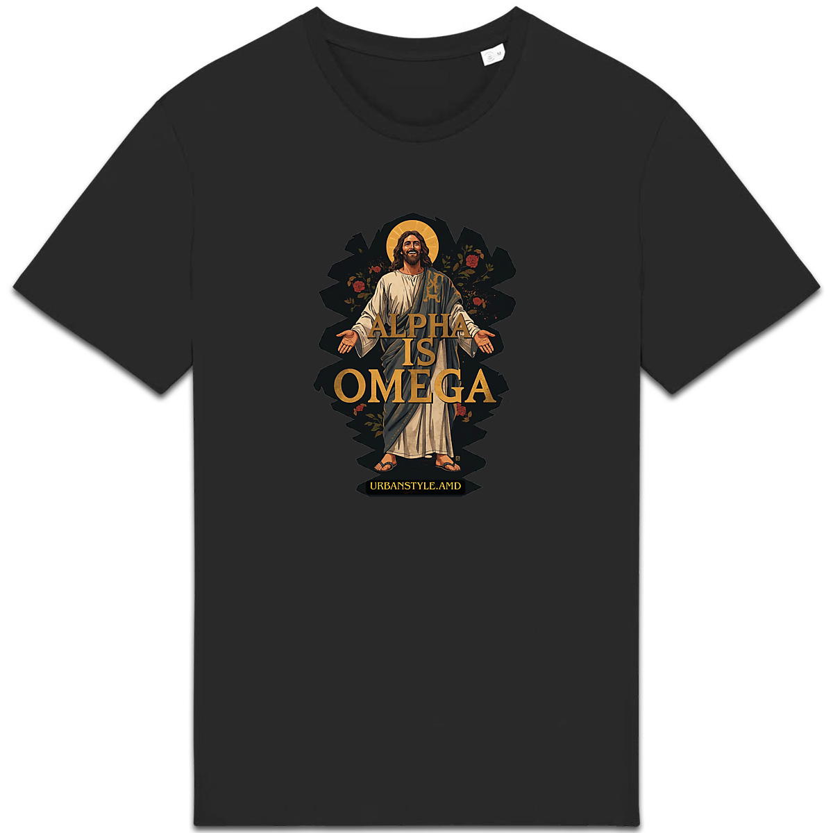 T-shirt Unisexe épais ALPHA IS OMEGA - Image