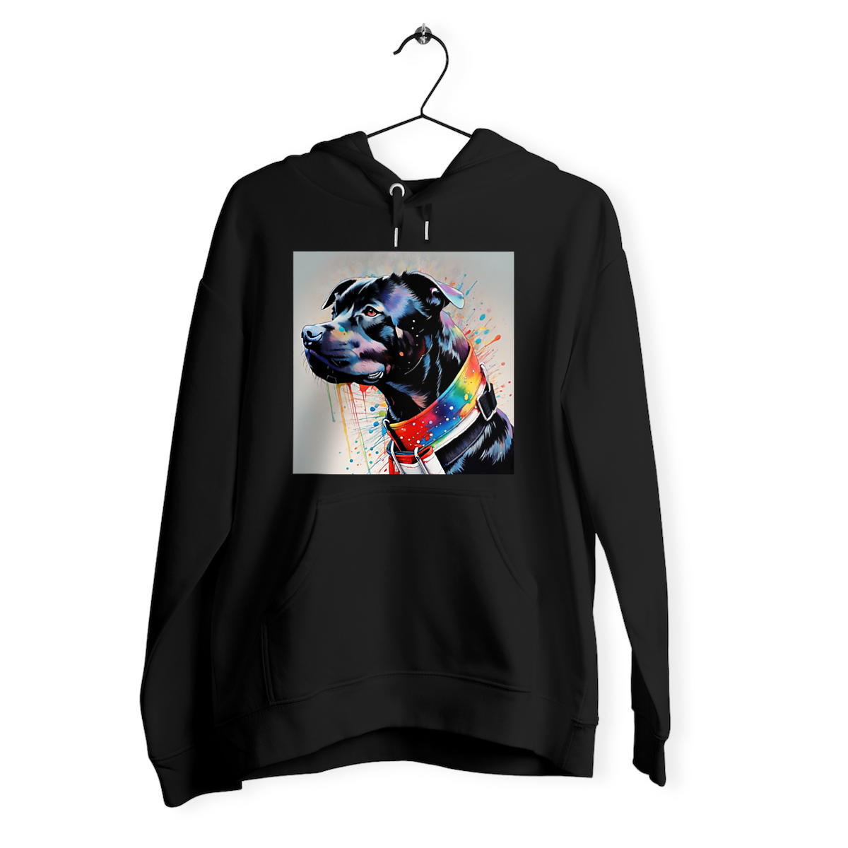 Image back Sweat à capuche Unisexe - Staffie 1