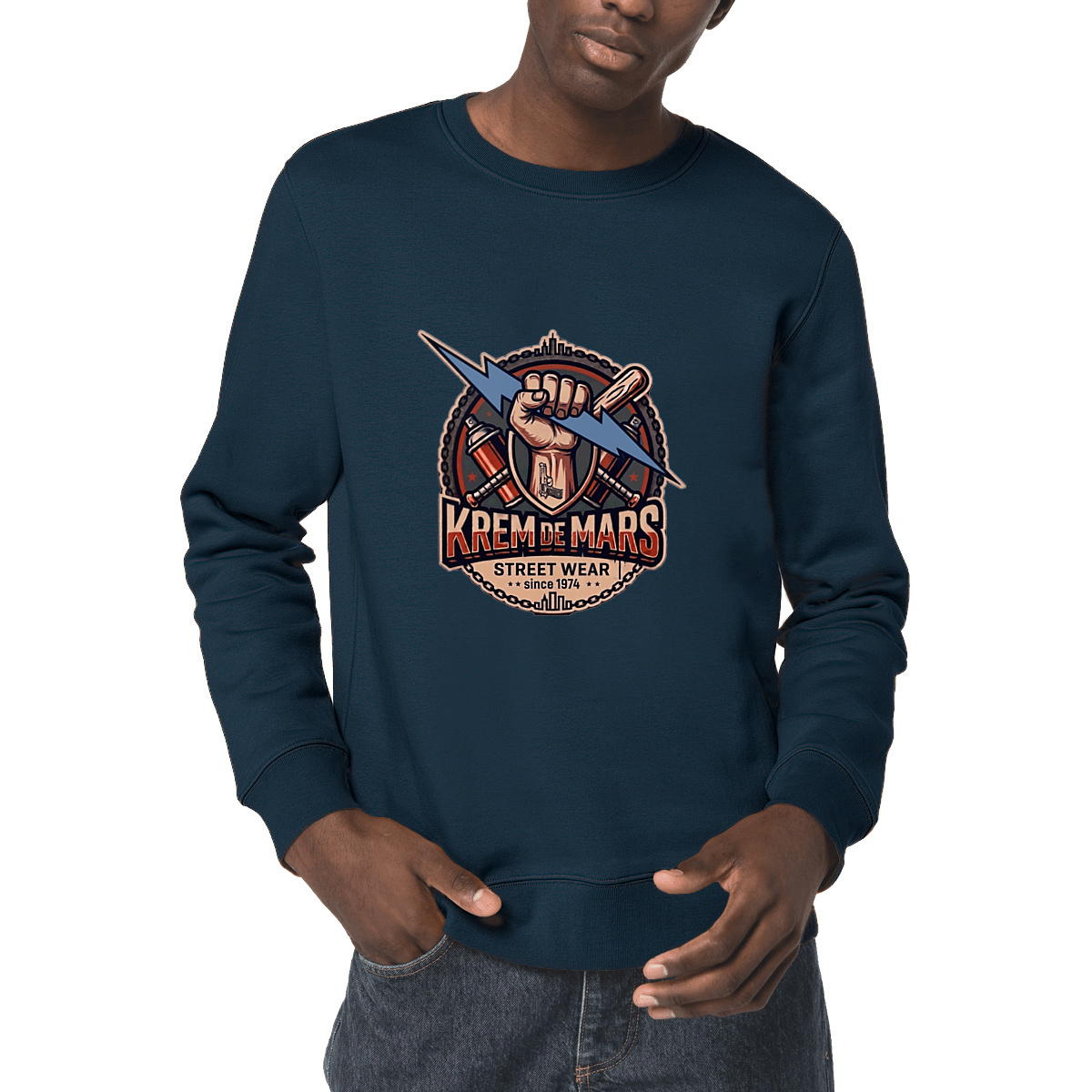 Sweat léger LOGO KREM DE MARS