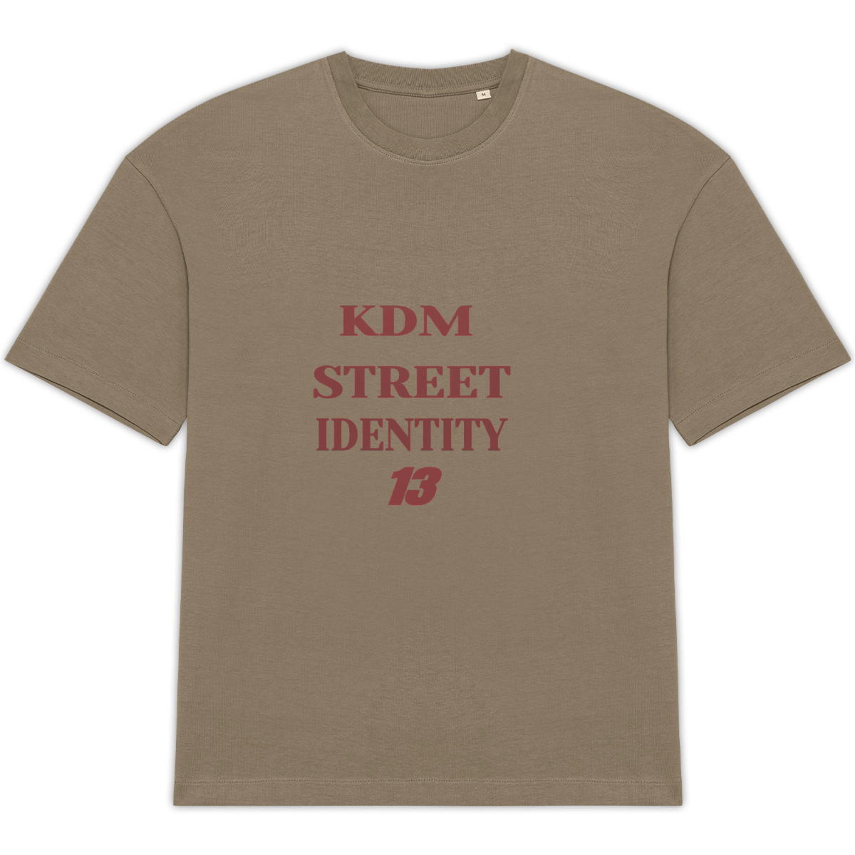 Tee-shirt épais oversize Collector KREM DE MARS - Image