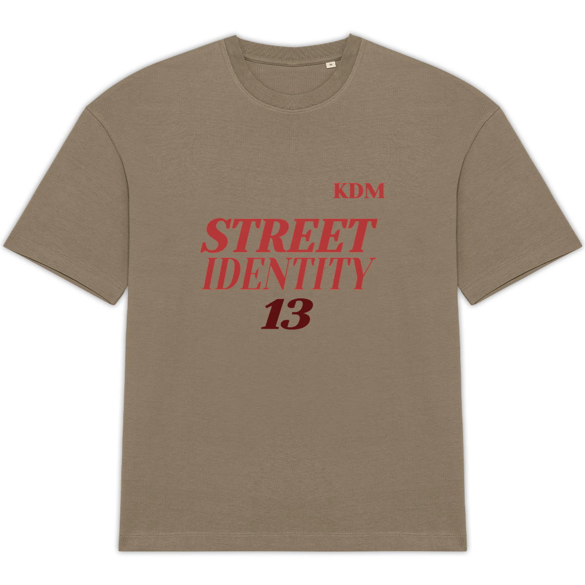 Tee-shirt epais oversize KREM DE MARS  - Image