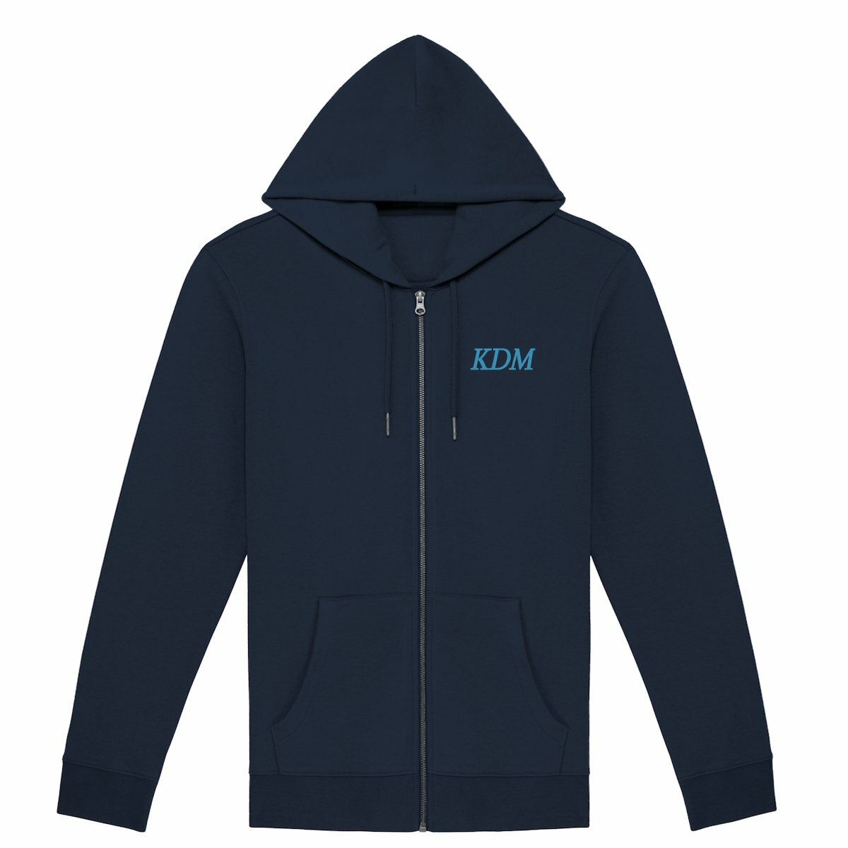 Sweat capuche zippé ZONE 13 bleu 