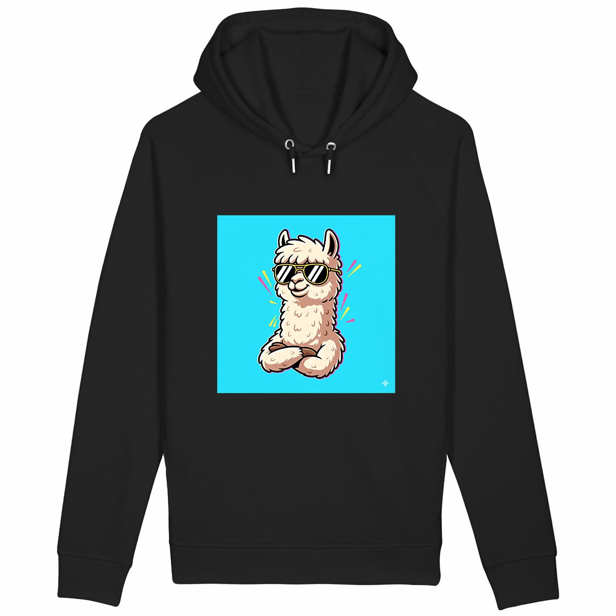 Unisex side pocket hoodie: Chill Alpaca Vibes - Image