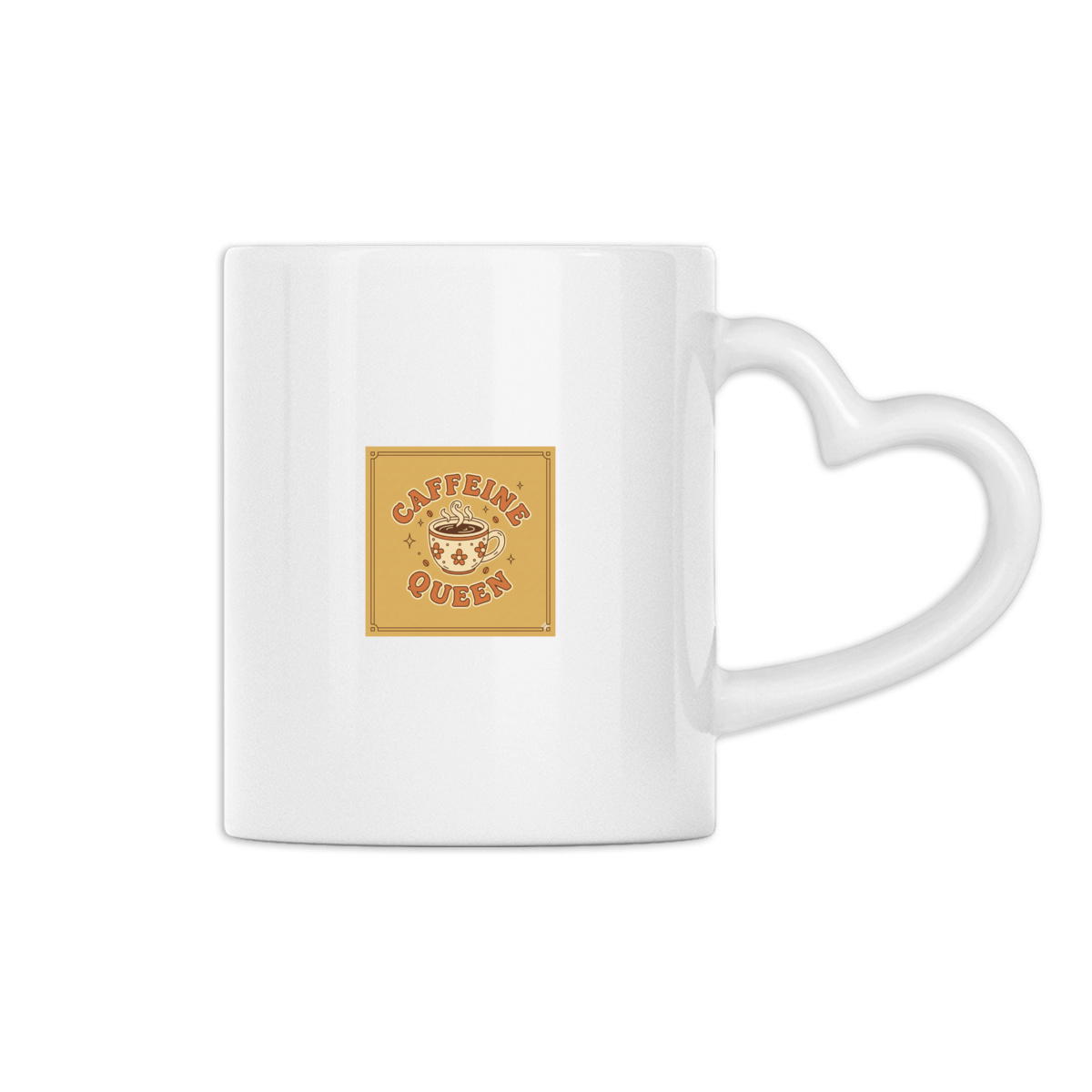 Heart-Shaped Mug: For the Caffeine Queen in You - Image