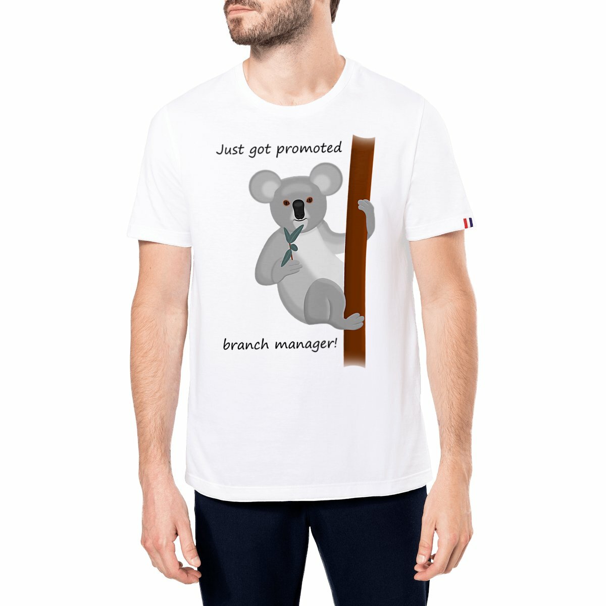 Image front QT Shirt Men | Koala | Branch Manager