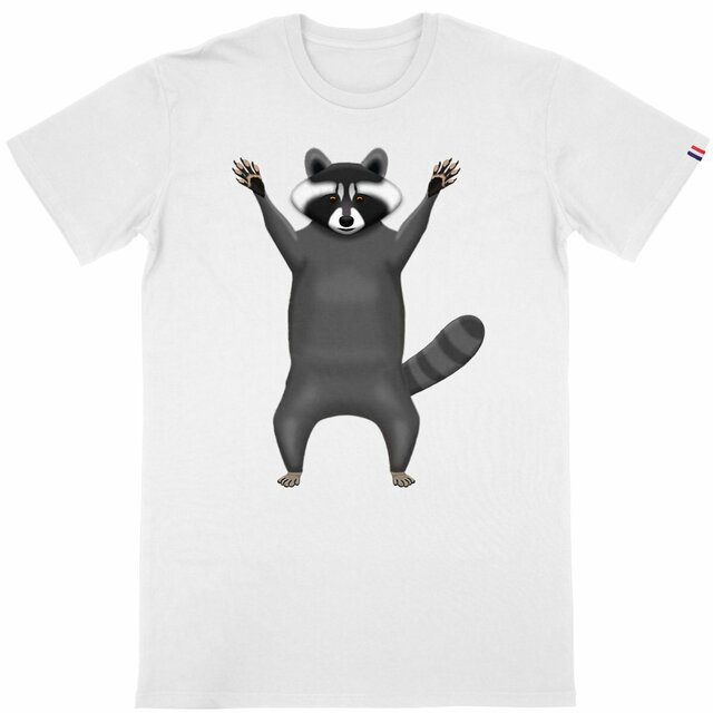 Image back QT Shirt Men | Trash Panda