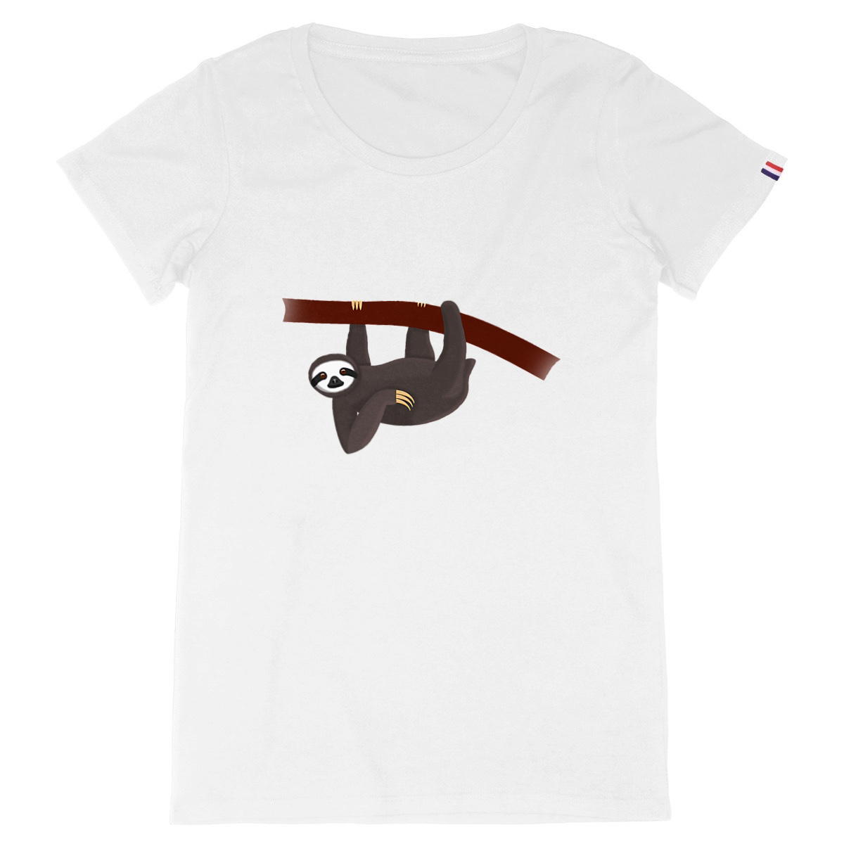 Image back QT Shirt Women | Sloth