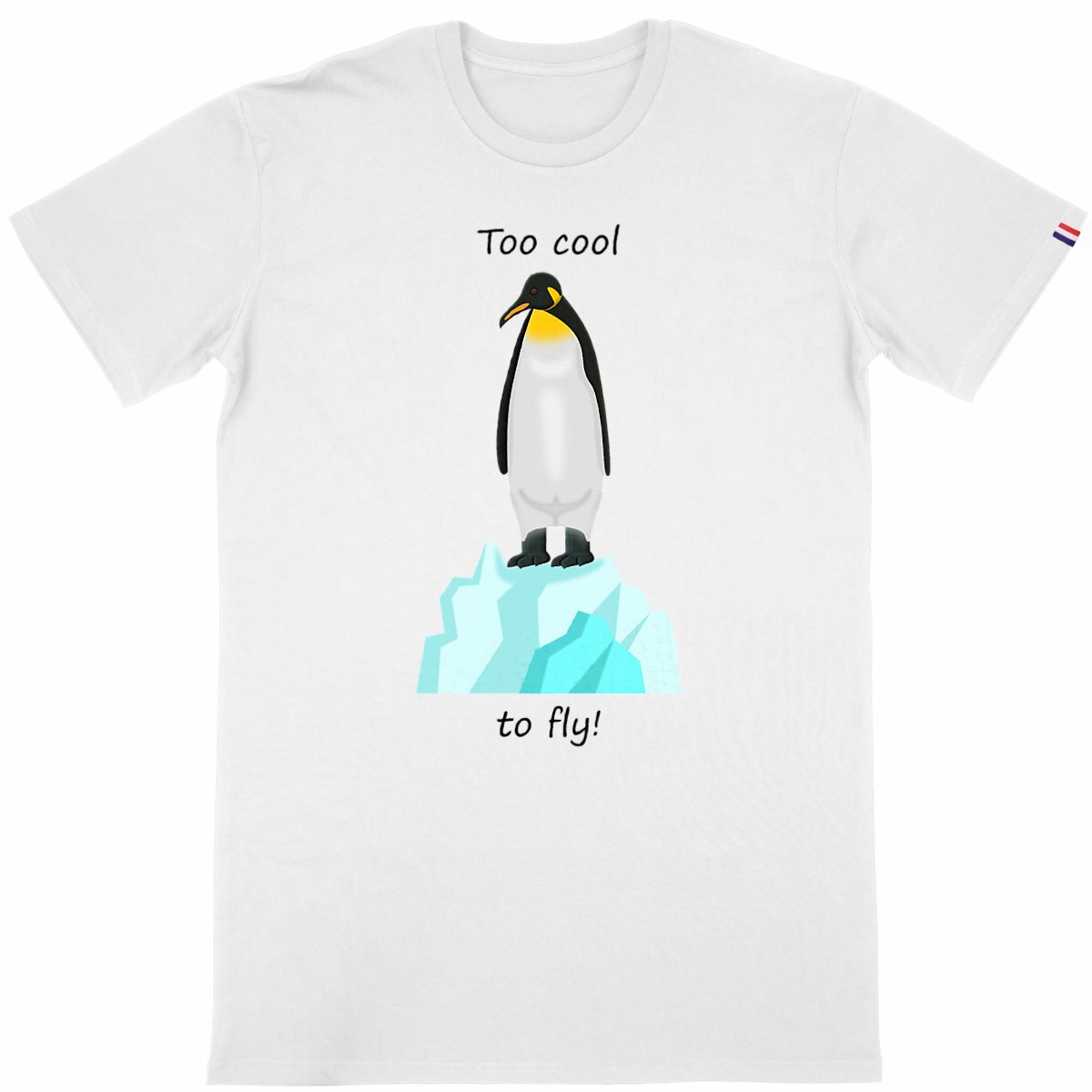 Image back QT Shirt Men | Penguin | Too Cool To Fly