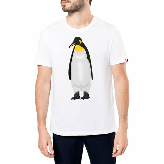 Image front QT Shirt Men | Penguin 