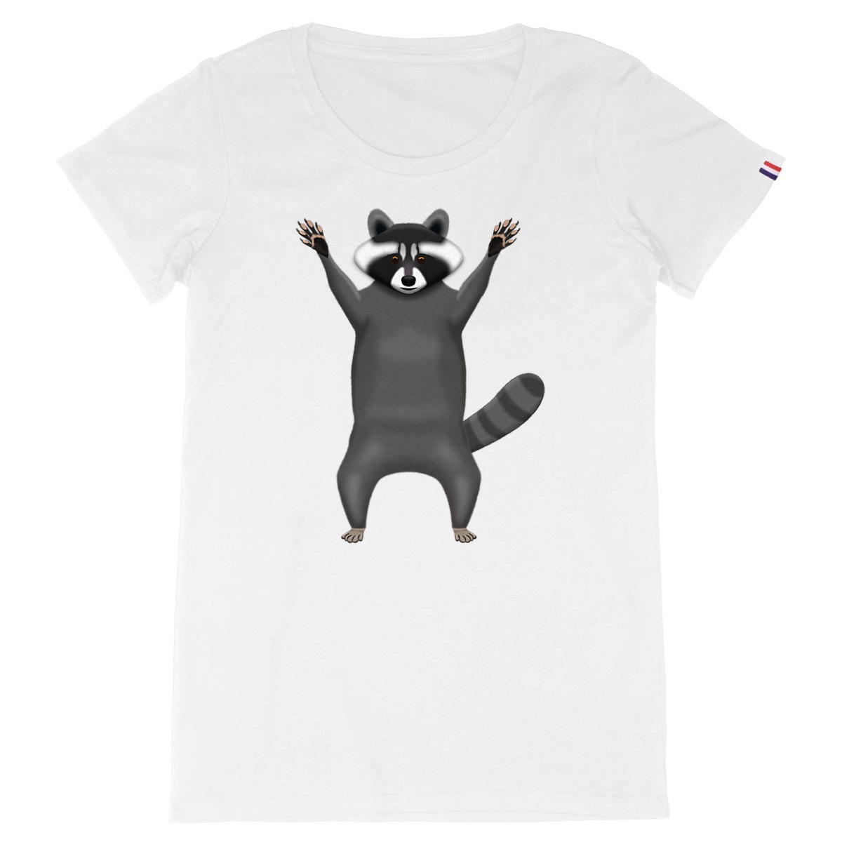 Image back QT Shirt Women | Trash Panda