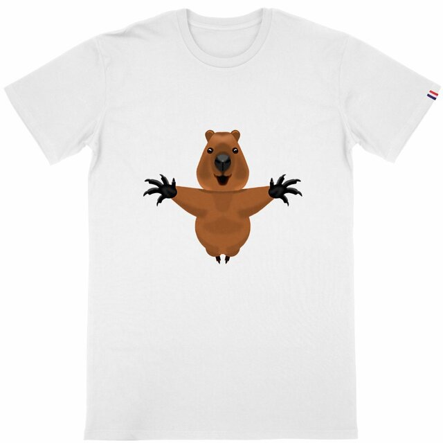Image back QT Shirt Men | Quokka