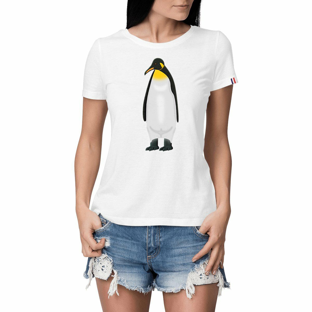 Image front QT Shirt Women | Penguin