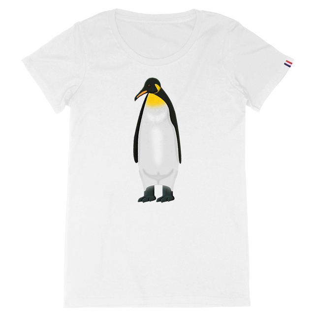 Image back QT Shirt Women | Penguin