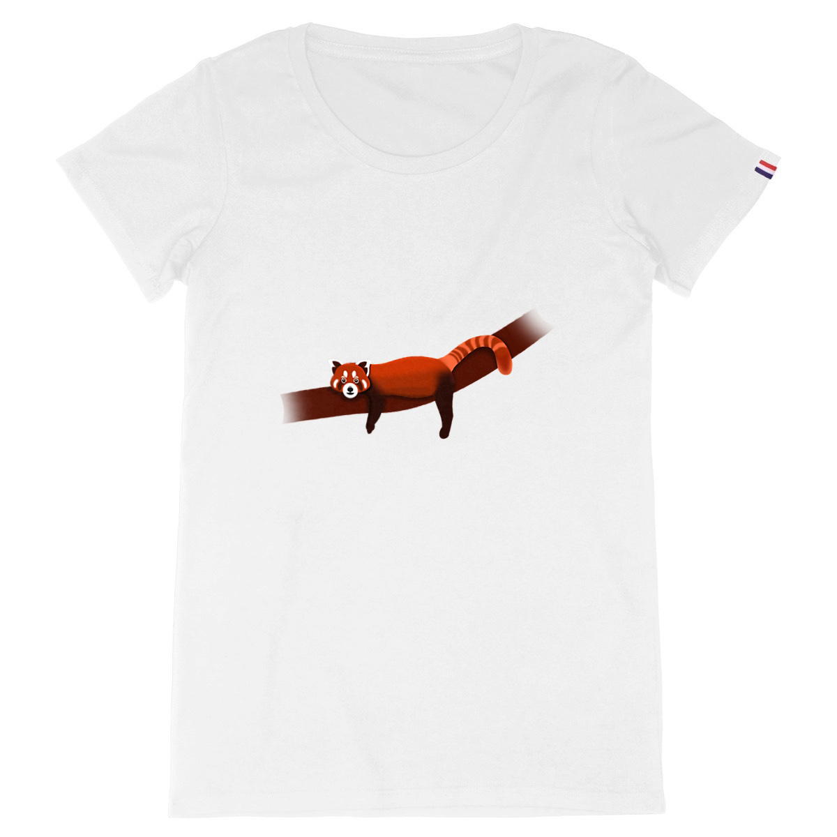 Image back QT Shirt Women | Red Panda