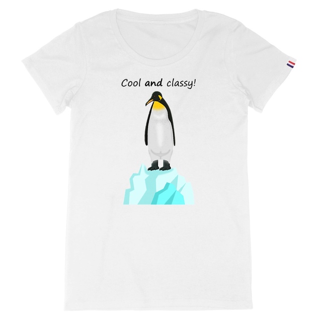 Image back QT Shirt Women | Penguin | Cool and Classy