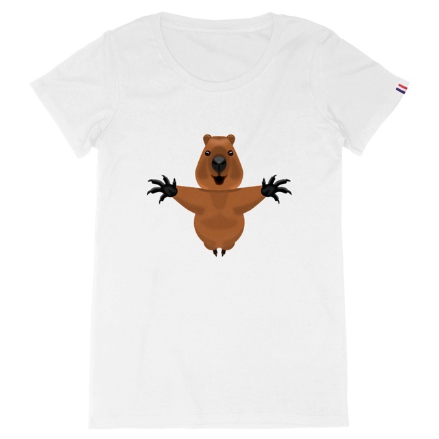 Image back QT Shirt Women | Quokka
