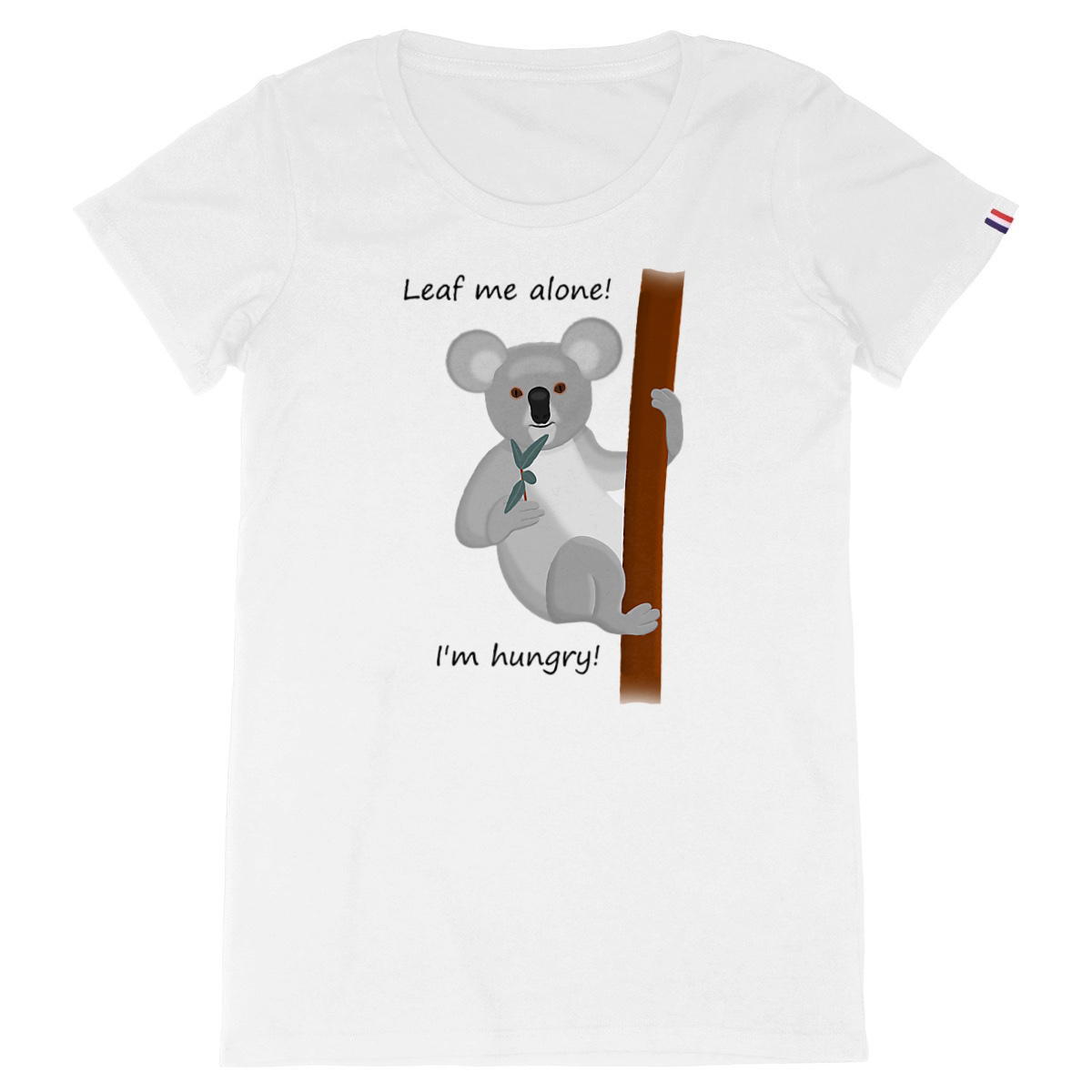 Image back QT Shirt Women | Koala | Leaf Alone