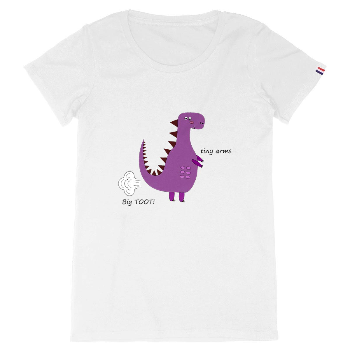Image back QT Shirt Women | Dino | Big Toot