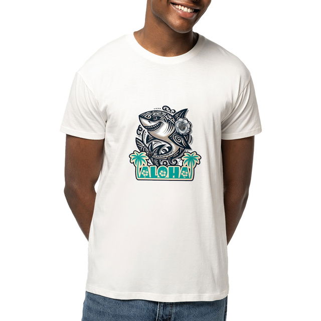 T-shirt unisexe léger ALOHA Tahiti et Poisson