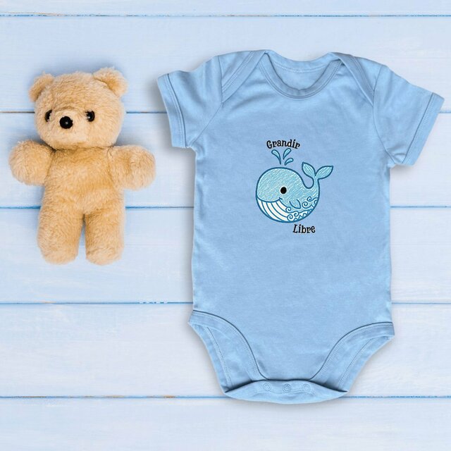 Body bébé BALEINE