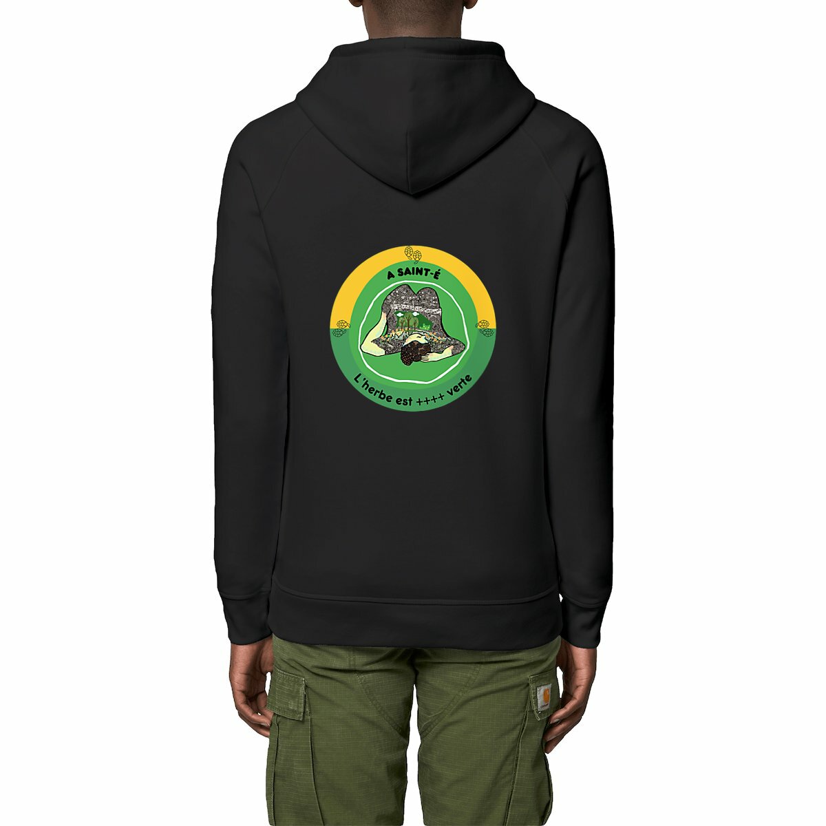 Sweat à capuche avec poches latérales stylé et confortable