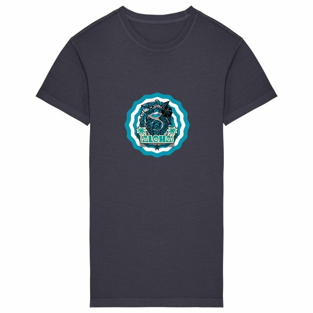 Robe T-shirt Vintage Femme - Élégance décontractée - Image