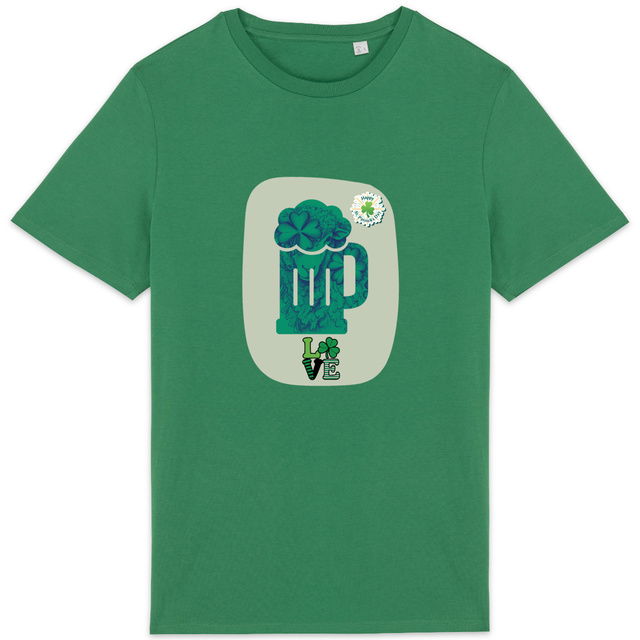 T-shirt unisexe léger Mouton vert dans une chope - Image