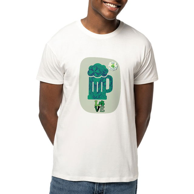 T-shirt unisexe léger Mouton vert dans une chope