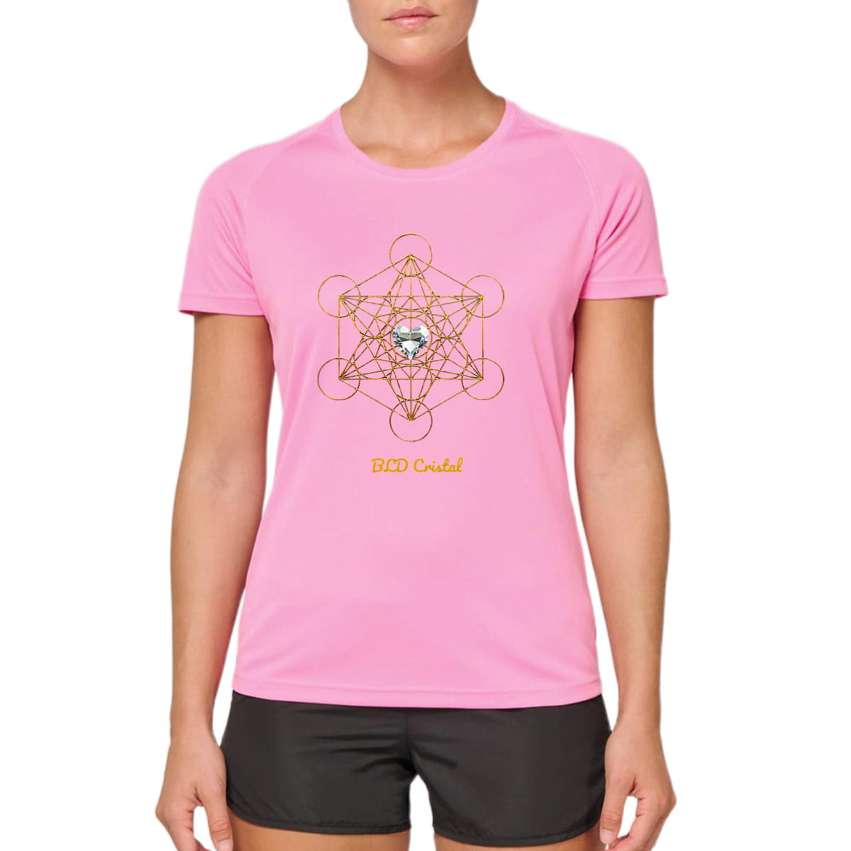 Métatron coeur de cristal - T-shirt de sport