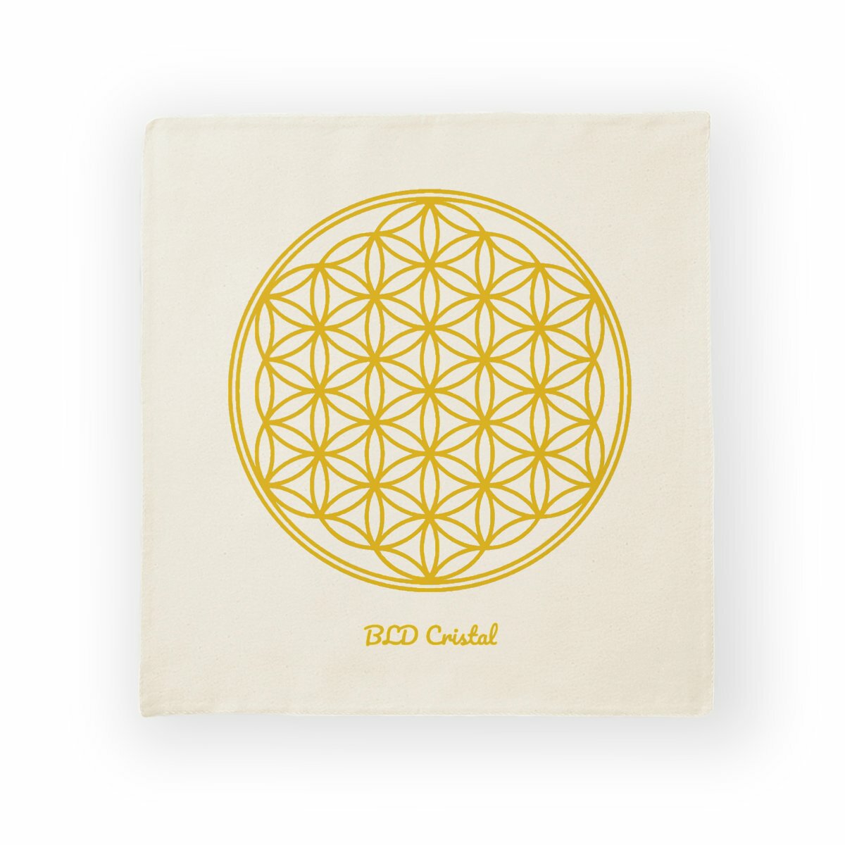 Fleur de vie - Housse de coussin en coton 