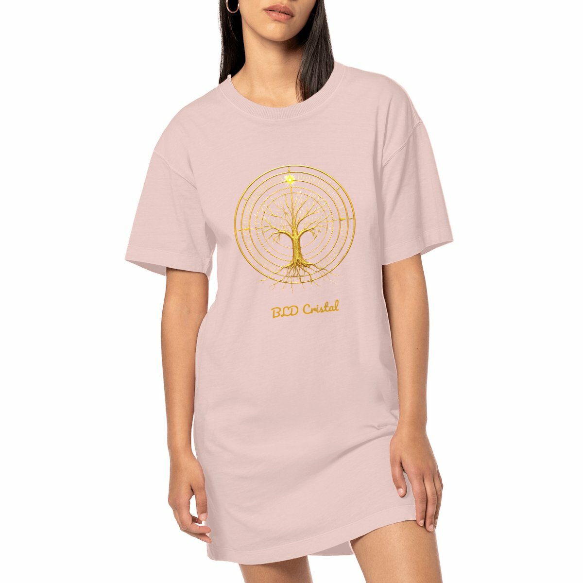 Arbre de vie - Robe T shirt Femme 