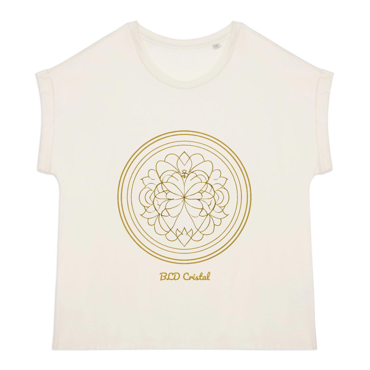 Fleur d’Âme - T shirt épaules tombantes