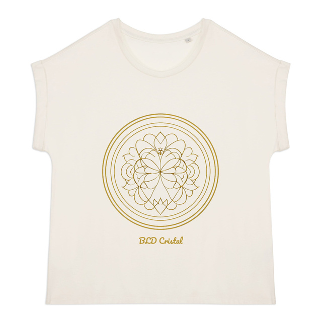 Fleur d’Âme - T shirt épaules tombantes