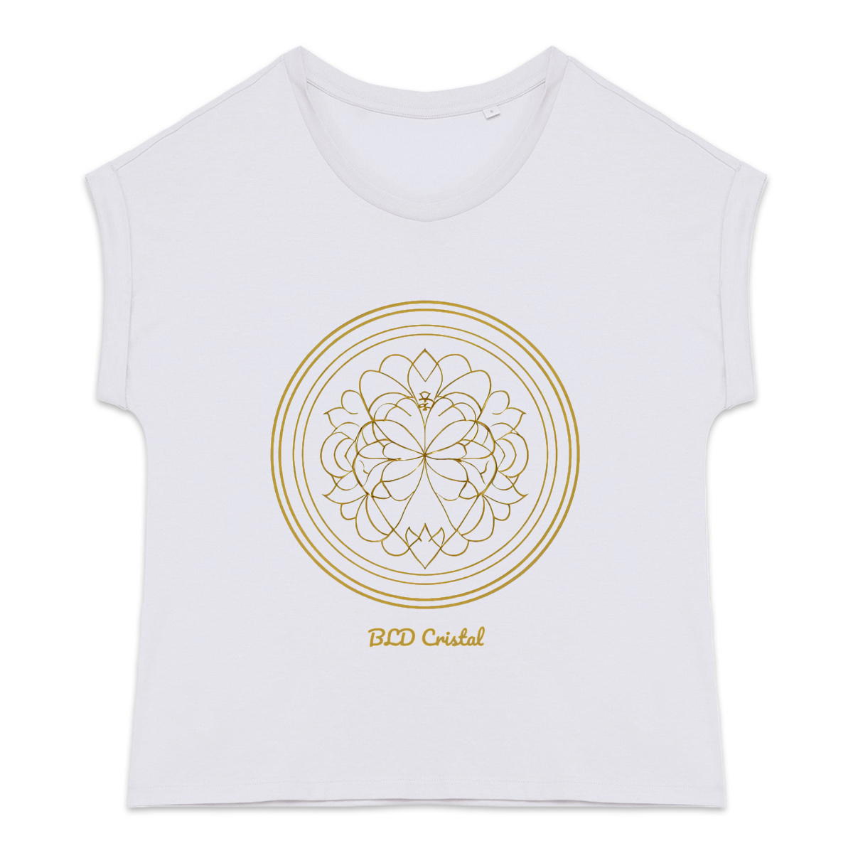 Fleur d’Âme - T shirt épaules tombantes - Image