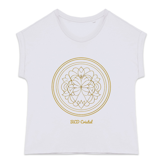 Fleur d’Âme - T shirt épaules tombantes - Image