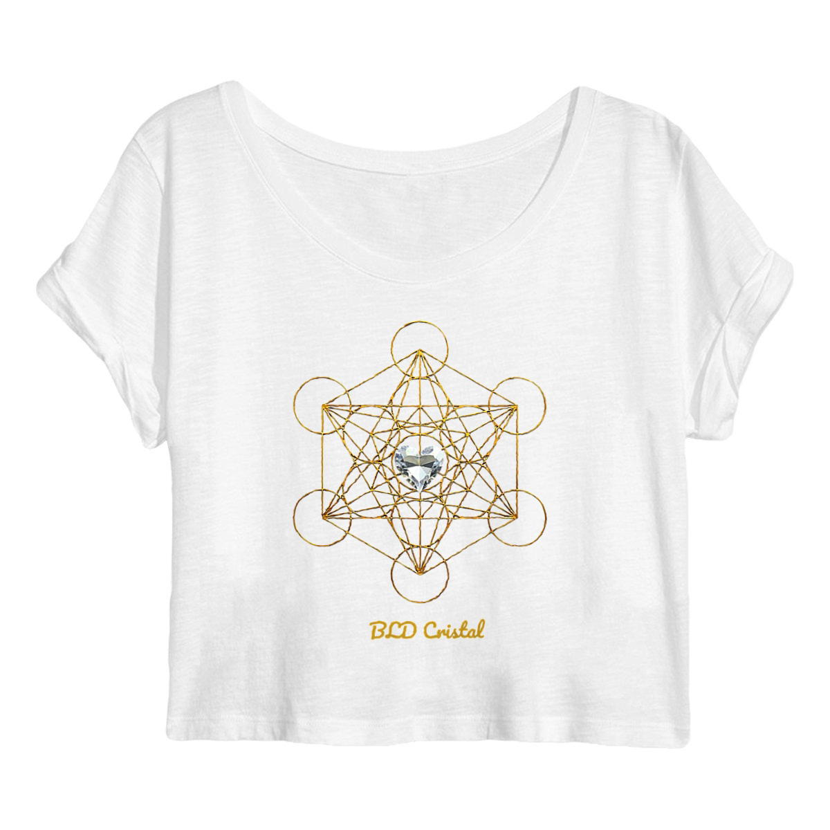 Métatron  coeur de cristal - Crop top  - Image