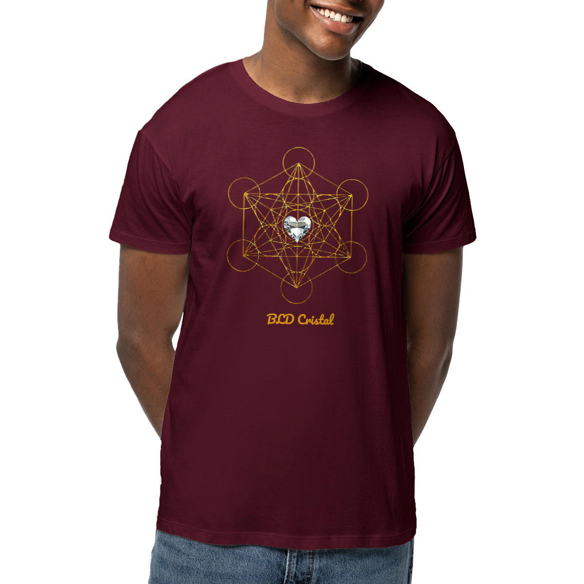 Métatron coeur de cristal - T shirt unisexe 