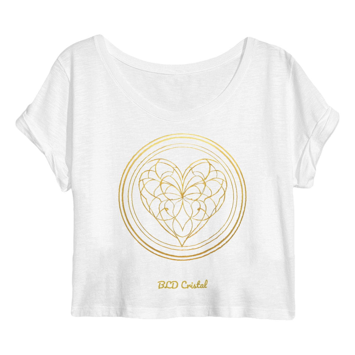 Coeur de Cristal - Crop top Femme 
