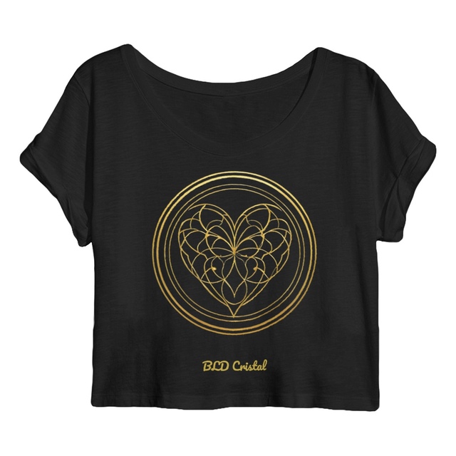 Coeur de Cristal - Crop top Femme  - Image